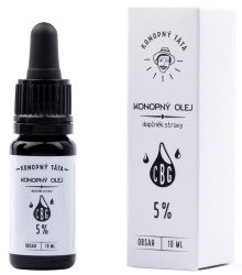 KONOPNÝ TÁTA CBG Konopný olej 5% 10 ml