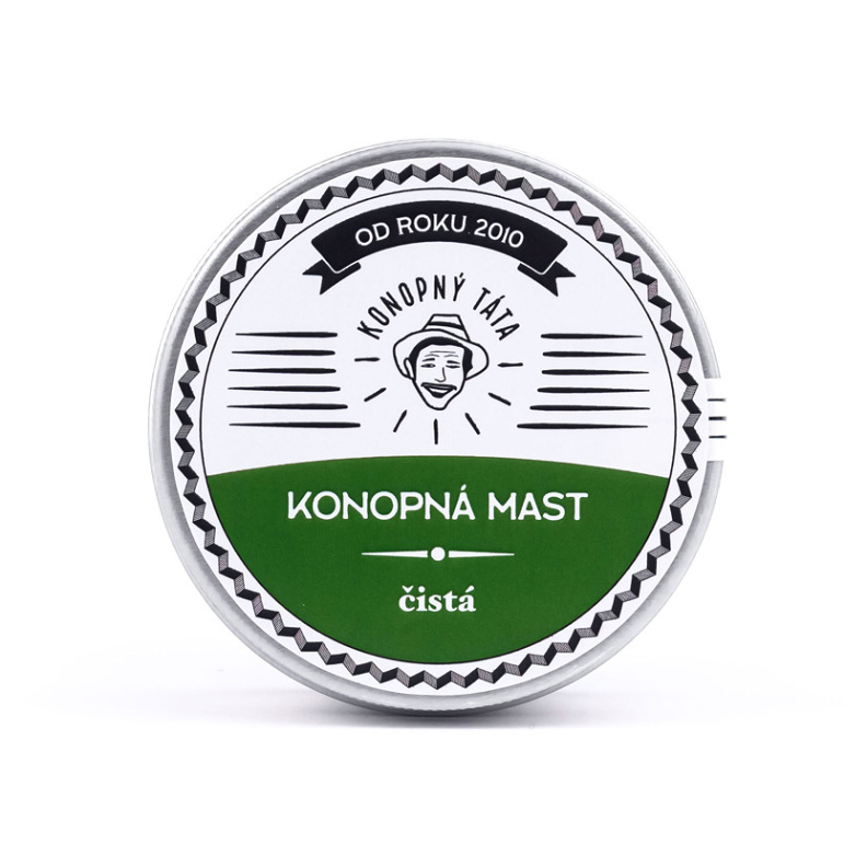 KONOPNÝ TÁTA Konopná mast čistá 80 ml