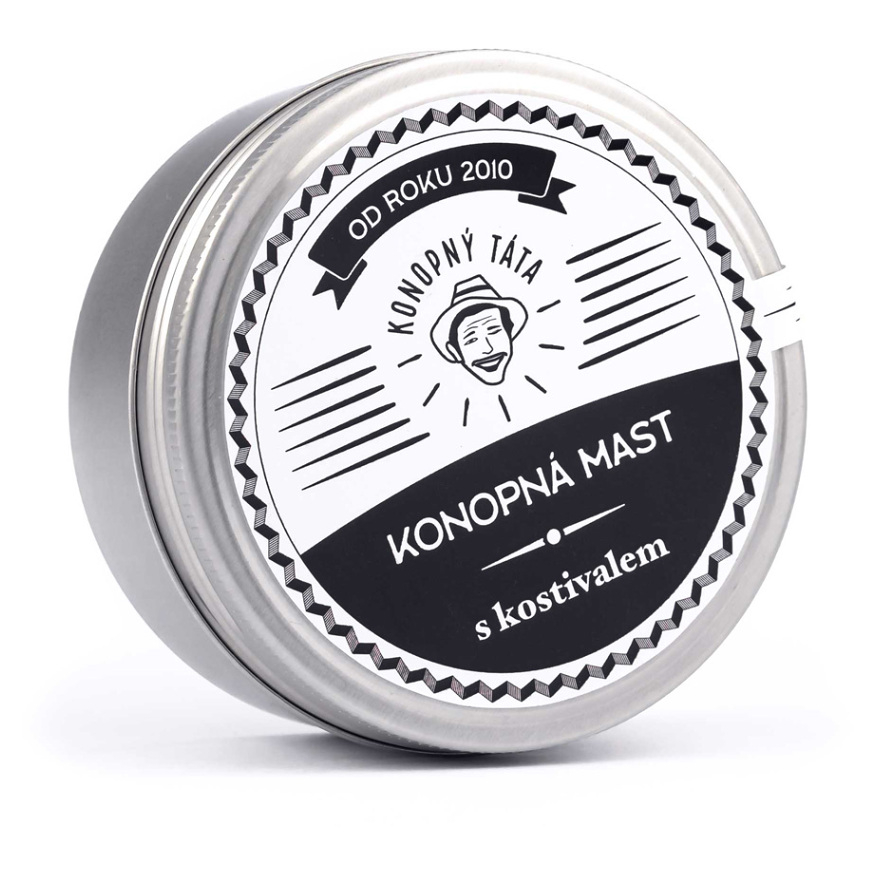 KONOPNÝ TÁTA Konopná mast s kostivalem 200 ml