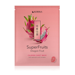 KORIKA SuperFruits Dračí ovoce zklidňující sheet maska 25 g