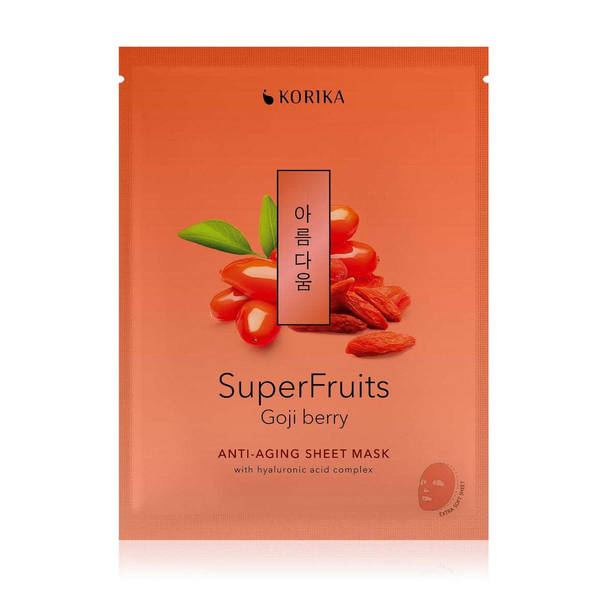 KORIKA SuperFruits Goji anti-aging sheet maska 25 g