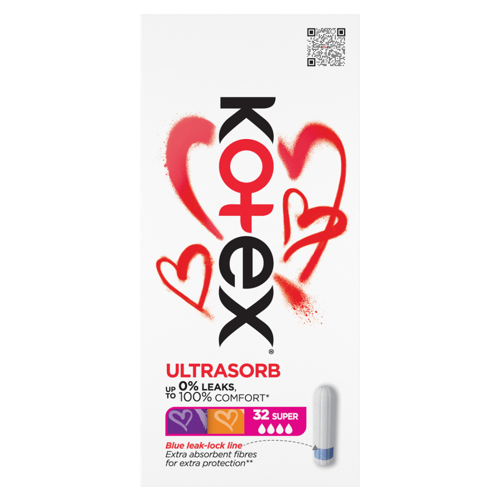 KOTEX Ultra Sorb Tampony Super 32 kusů