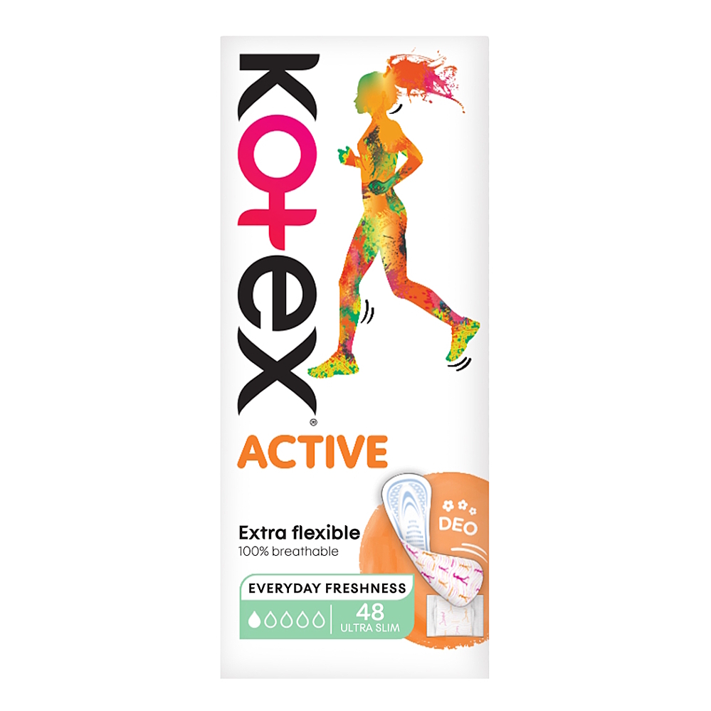KOTEX Ultraslim active deo slipové vložky 48 ks