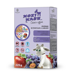 Kozí kaše Ovesná se švestkami a jablkem 6m+ 225 g
