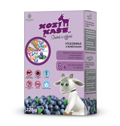 Kozí kaše Vícezrnná s borůvkami 6m+ 225 g