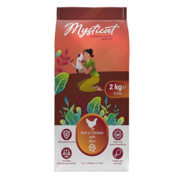 KRAFTIA Mysticat Adult Chicken & Rice granule pro kočky, Hmotnost balení: 15 kg