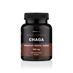 Království zdraví Královská Chaga pro podporu vitality, 60 kapslí