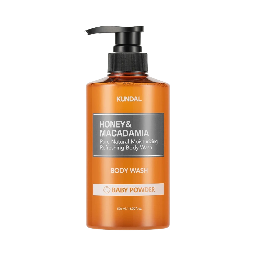KUNDAL Honey&Macadamia Body Wash - sprchový gel s vůní pudru 500 ml