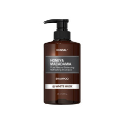 KUNDAL Honey&Macadamia Nature Shampoo - přírodní hydratační šampon s vůní Bílého Pižma 500 ml