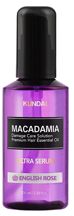 KUNDAL Macadamia Hair serum - regenerační vlasové sérum s růží 100 ml