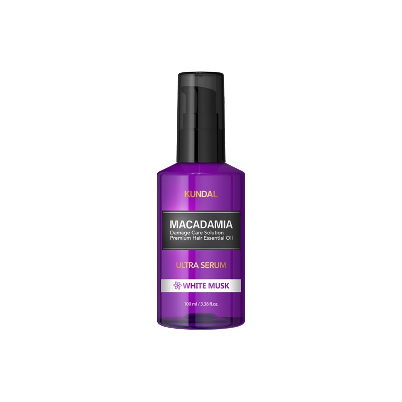 KUNDAL Macadamia Hair serum - regenerační vlasové sérum s vůní Bílého Pižma 100 ml