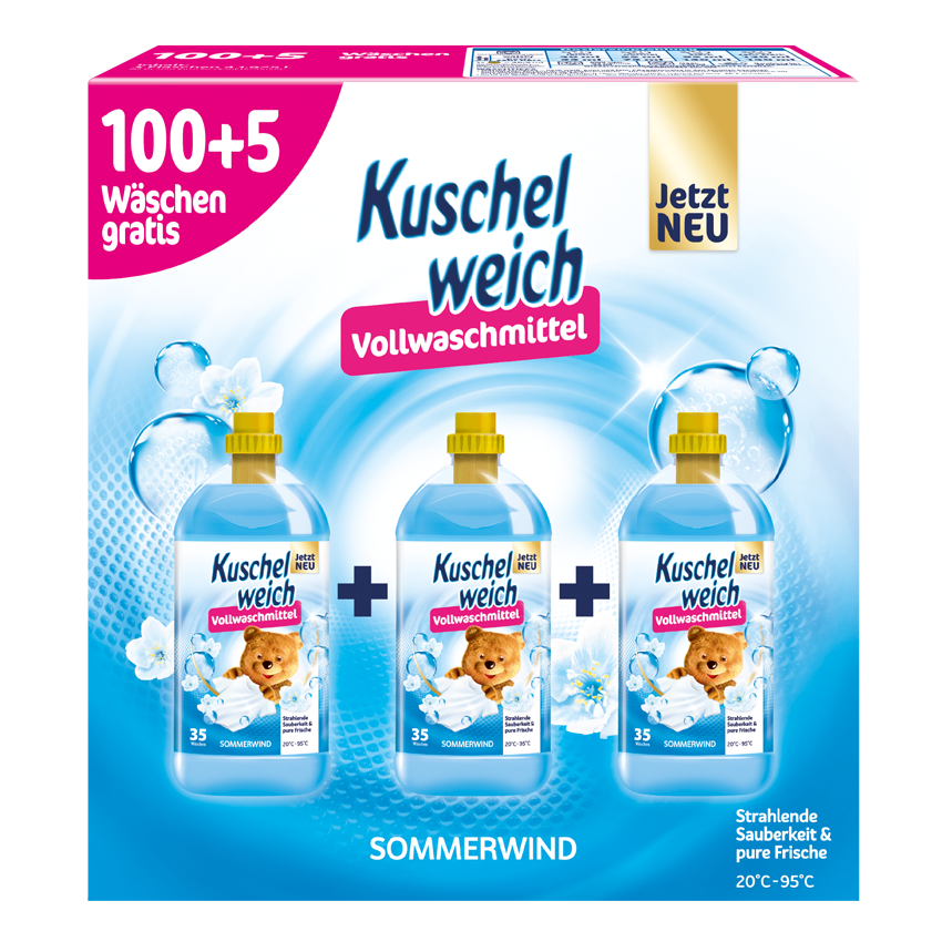 KUSCHELWEICH Prací gel univerzal - Letní vánek 5,775 l