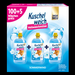 KUSCHELWEICH Prací gel univerzal - Letní vánek 5,775 l
