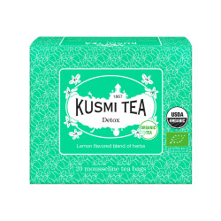 Kusmi Tea Organic Detox mušelínové sáčky 20x2 g