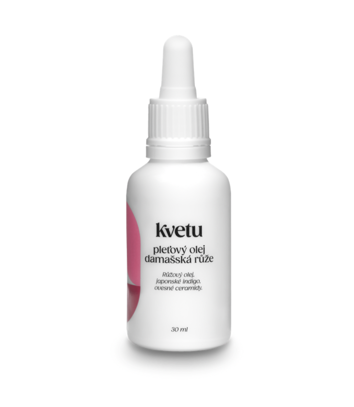 Kvetu Pleťový olej Damašská růže 30 ml