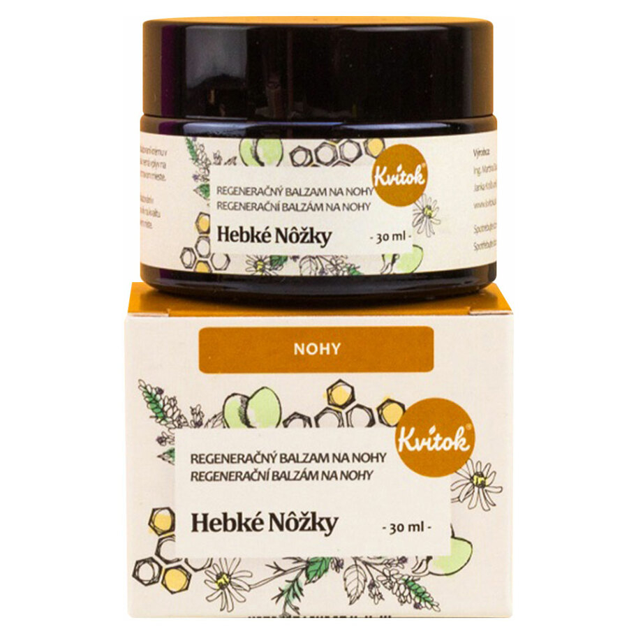 KVITOK Balzám na nohy Hebké nožky 30 ml
