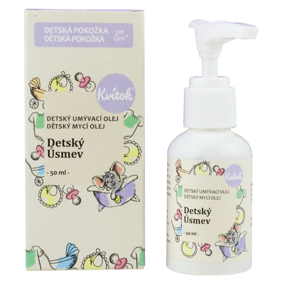 KVITOK Mycí olej Dětský úsměv 50 ml