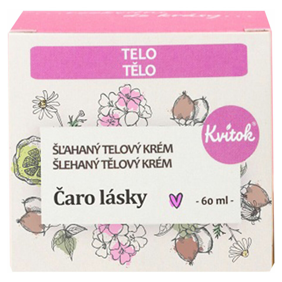 KVITOK Šlehaný tělový krém Kouzlo lásky 60 ml