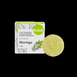 Kvitok Tuhý šampon s kondicionérem proti lupům Moringa 25 g