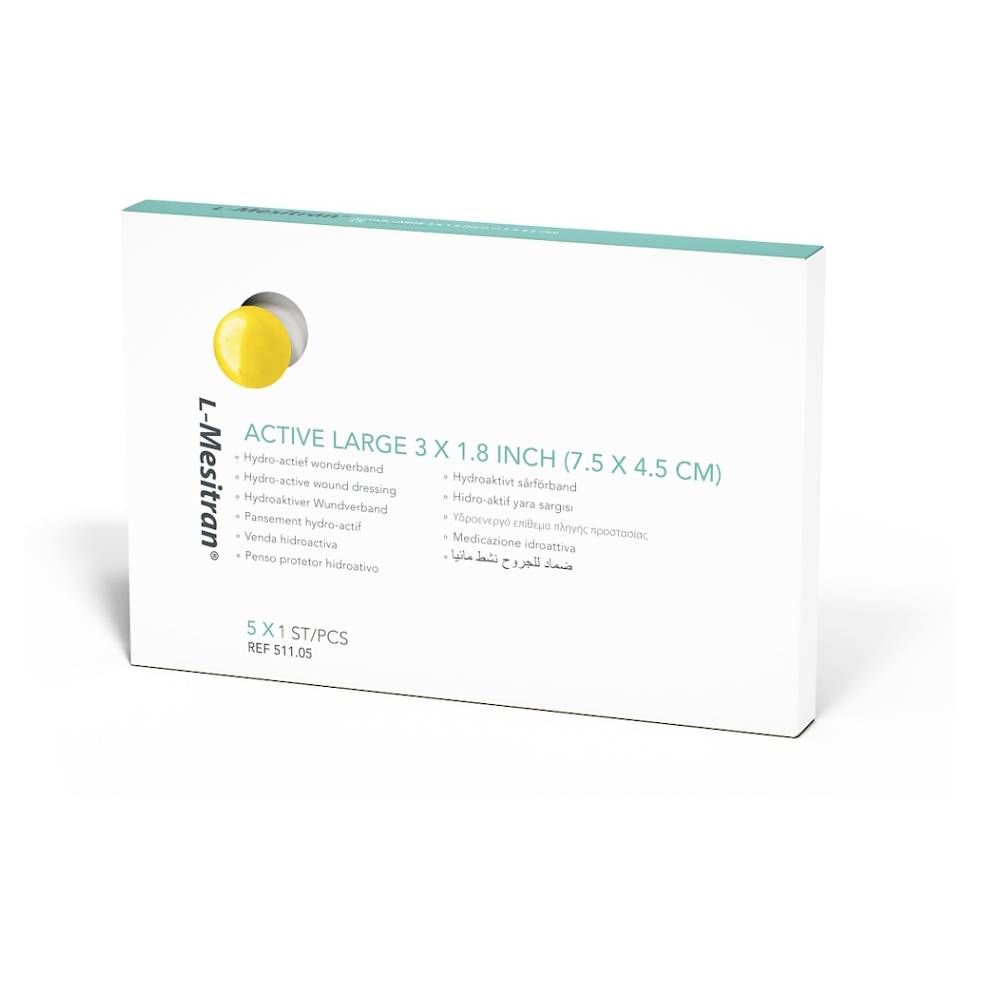 L-MESITRAN Active Large léčivá náplast 7.5 x 4.5 cm 5 kusů