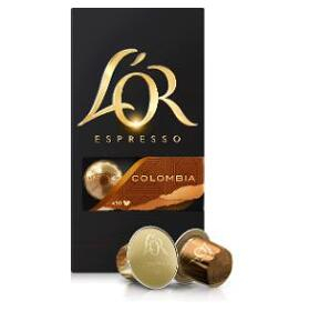 L´OR Columbia nespresso 10 kapslí