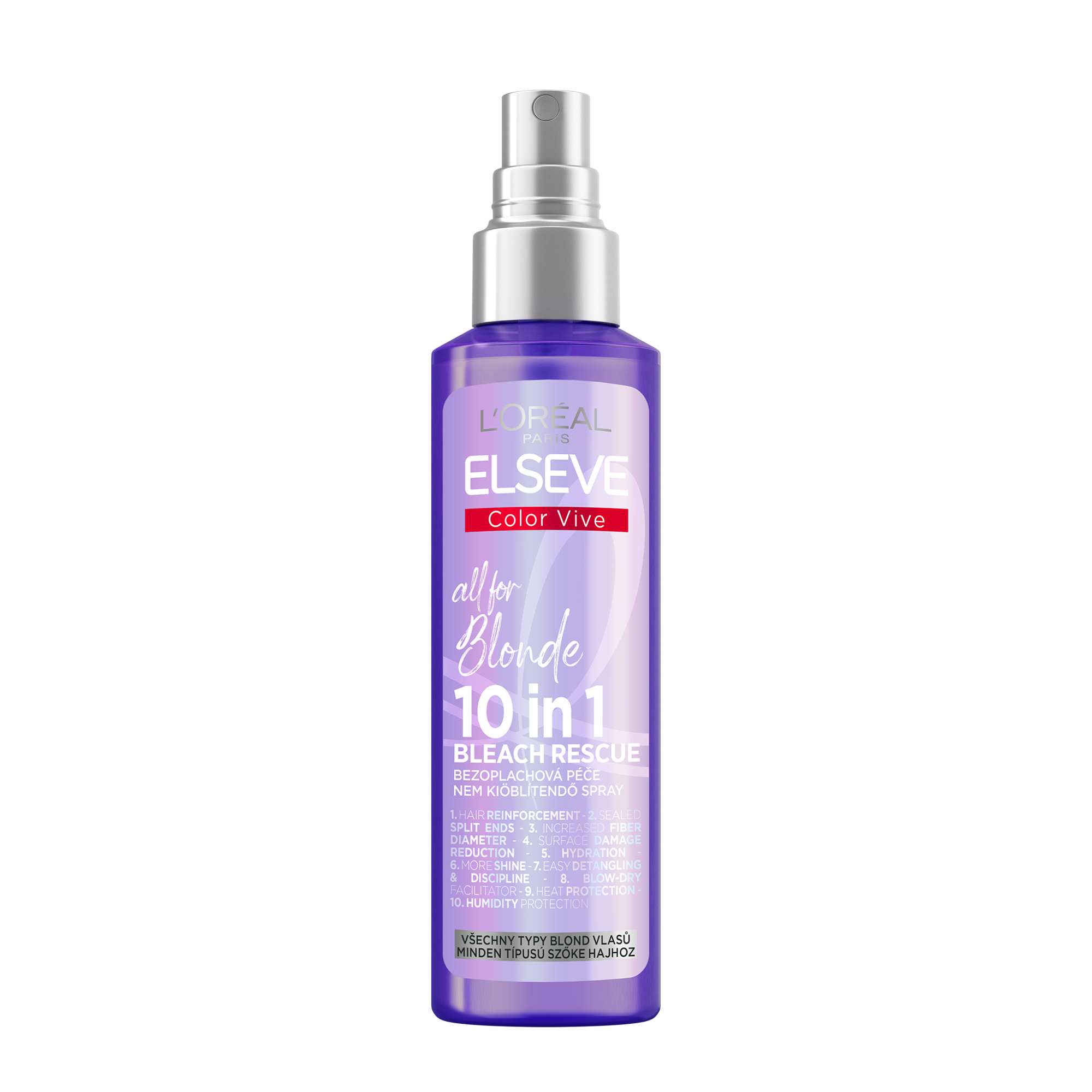 L'ORÉAL PARIS ELSEVE Color Vive Purple All For Blonde 10 v 1 sprej 150 ml