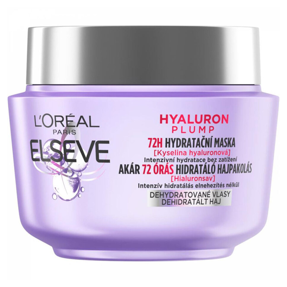 L'ORÉAL	Paris Elseve Hyaluron Plump 72 H Hydratační maska s kyselinou hyaluronovou 300 ml