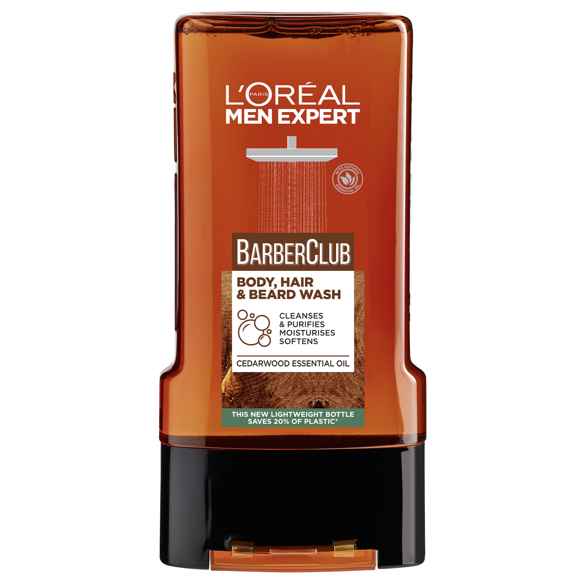 L'ORÉAL PARIS Men Expert Barber Club mycí gel na tělo, vlasy a vousy, 300 ml