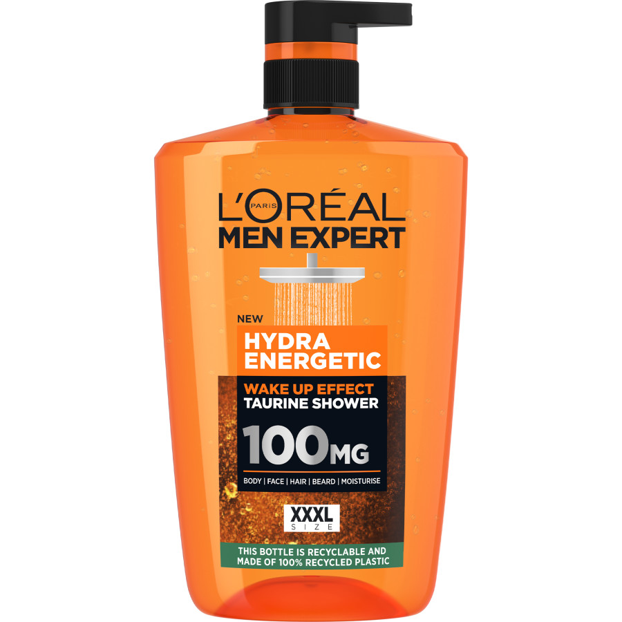 L'ORÉAL PARIS Men Expert hydra energetic XXXL sprchový gel, 1000 ml