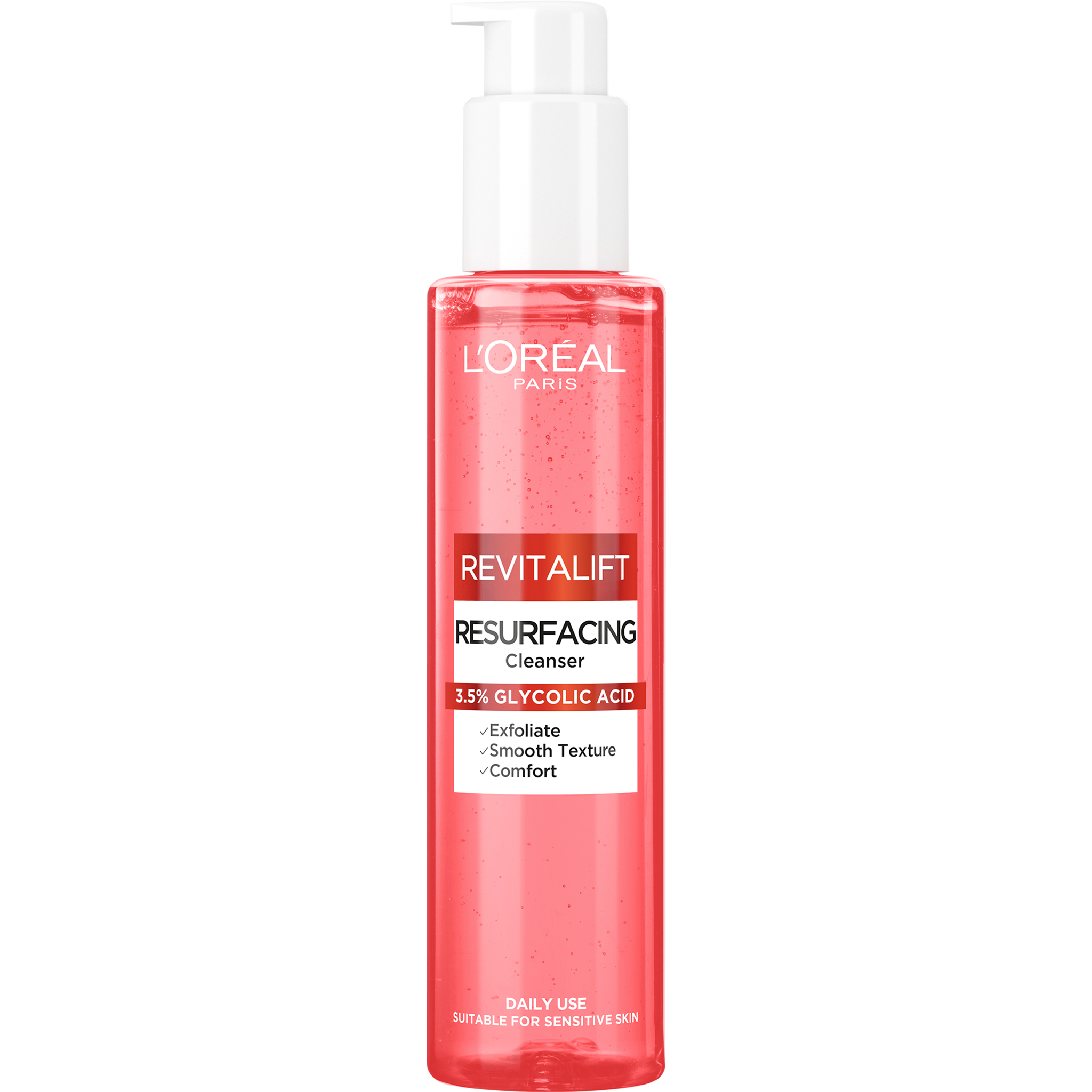 L'ORÉAL PARIS Revitalift Glycolic Exfoliační čistící gel s 3,5 % kyseliny glykolové 150 ml