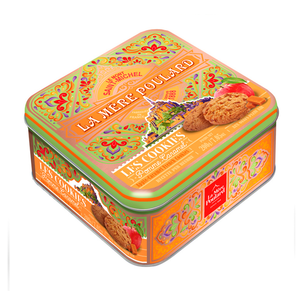 LA MÉRE POULARD Mythique apple caramel cookies sušenky 200 g