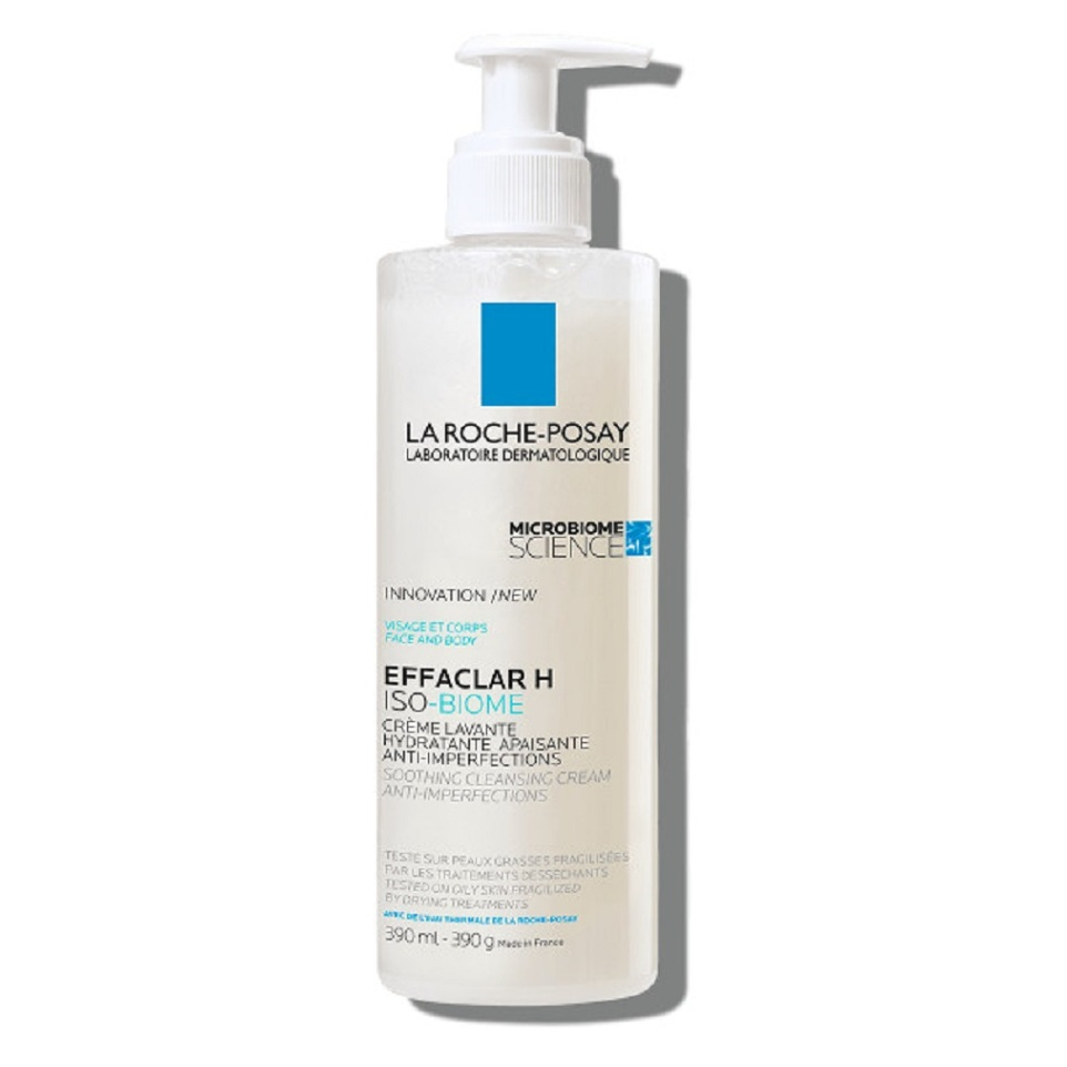 LA ROCHE-POSAY Effaclar H ISO-BIOME Zklidňující čisticí krém 390 ml