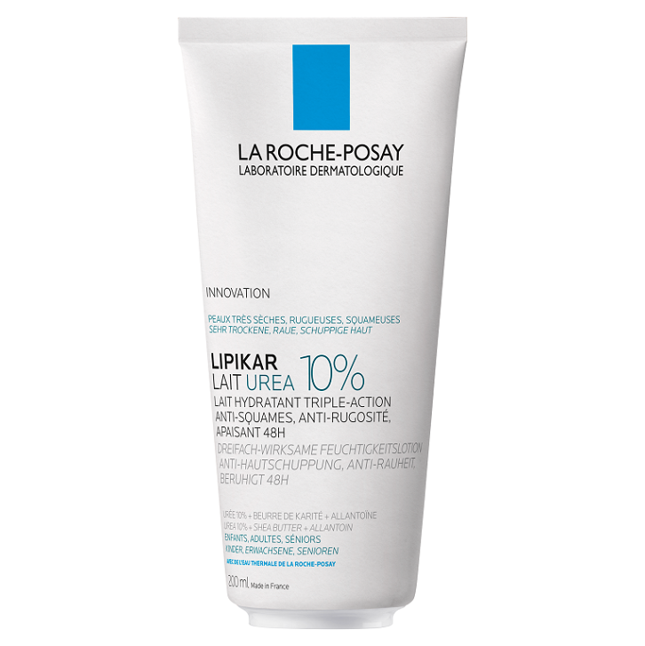 LA ROCHE-POSAY Lipikar Tělové mléko 10% Urea 200 ml