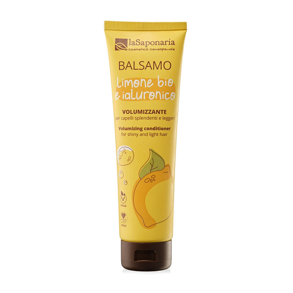 LA SAPONARIA Kondicionér s citronem a kyselinou hyaluronovou 150 ml