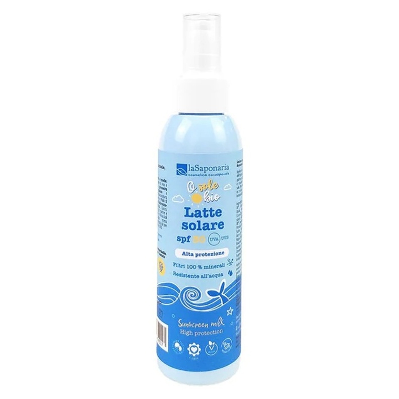 LA SAPONARIA Opalovací mléko SPF 30 BIO 125 ml