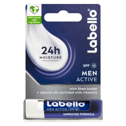 LABELLO Active For Men Balzám na rty pro muže 4,8 g, poškozený obal