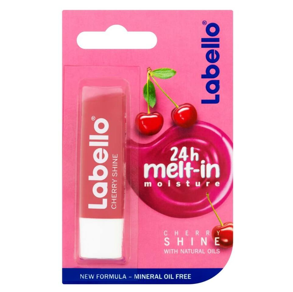 LABELLO Cherry Shine Tónovací balzám na rty 4,8 g