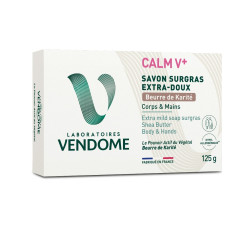 Laboratoires Vendome Calm Extra jemné tuhé mýdlo s bambuckým máslem 125 g