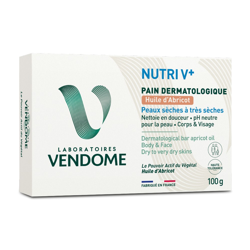 Laboratoires Vendome Nutri Dermatologické mýdlo s meruňkovým olejem 100 g