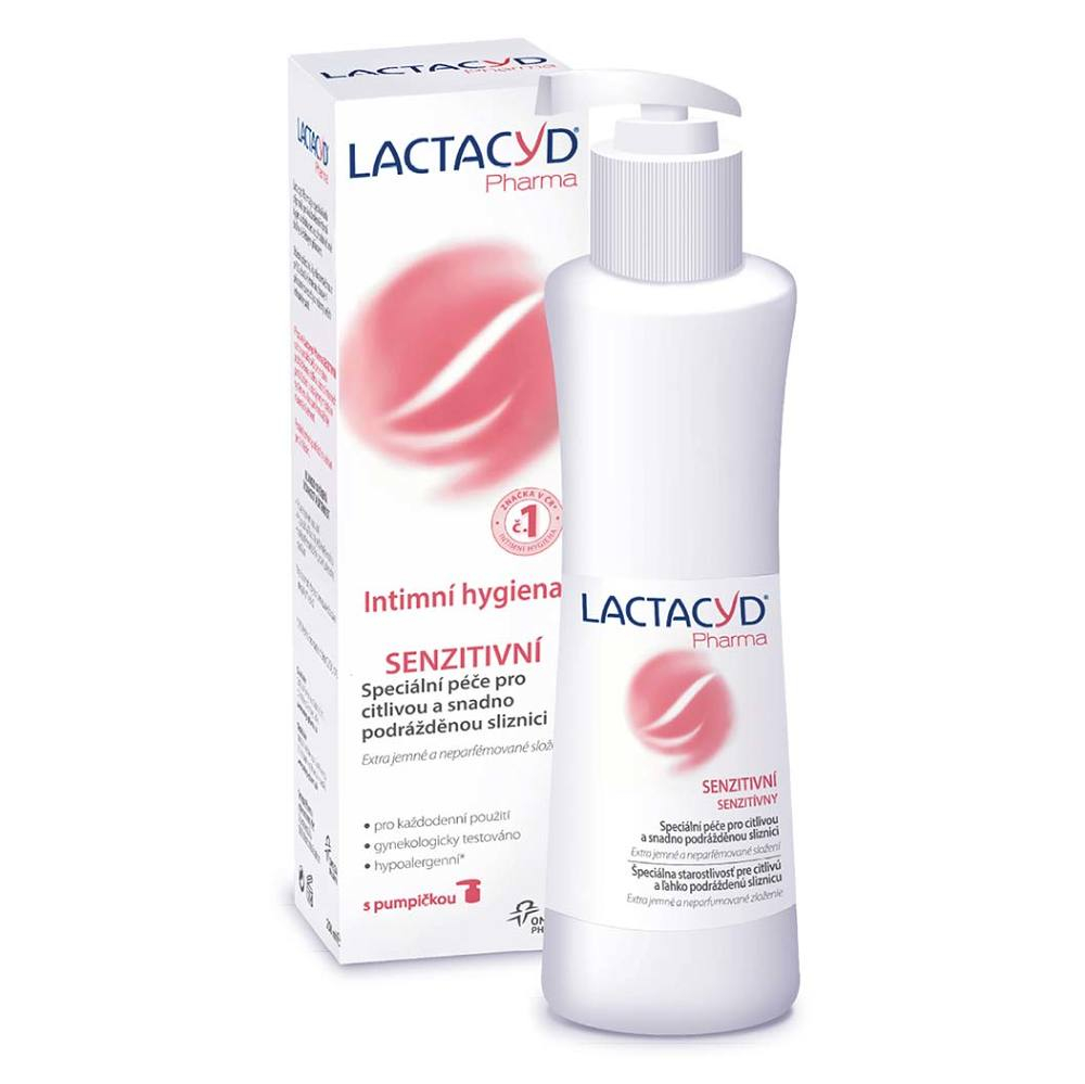 LACTACYD Pharma Intimní mycí emulze Senzitivní 250 ml