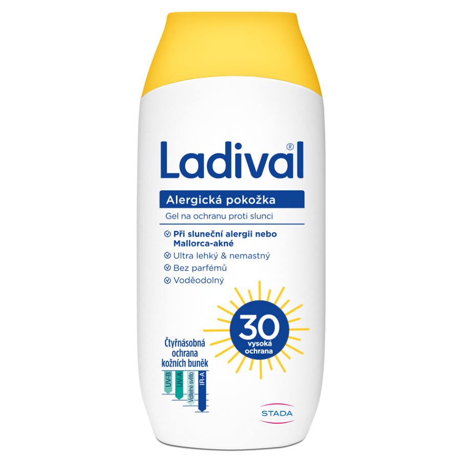 LADIVAL Gel na opalování Alergická pokožka SPF30 200 ml