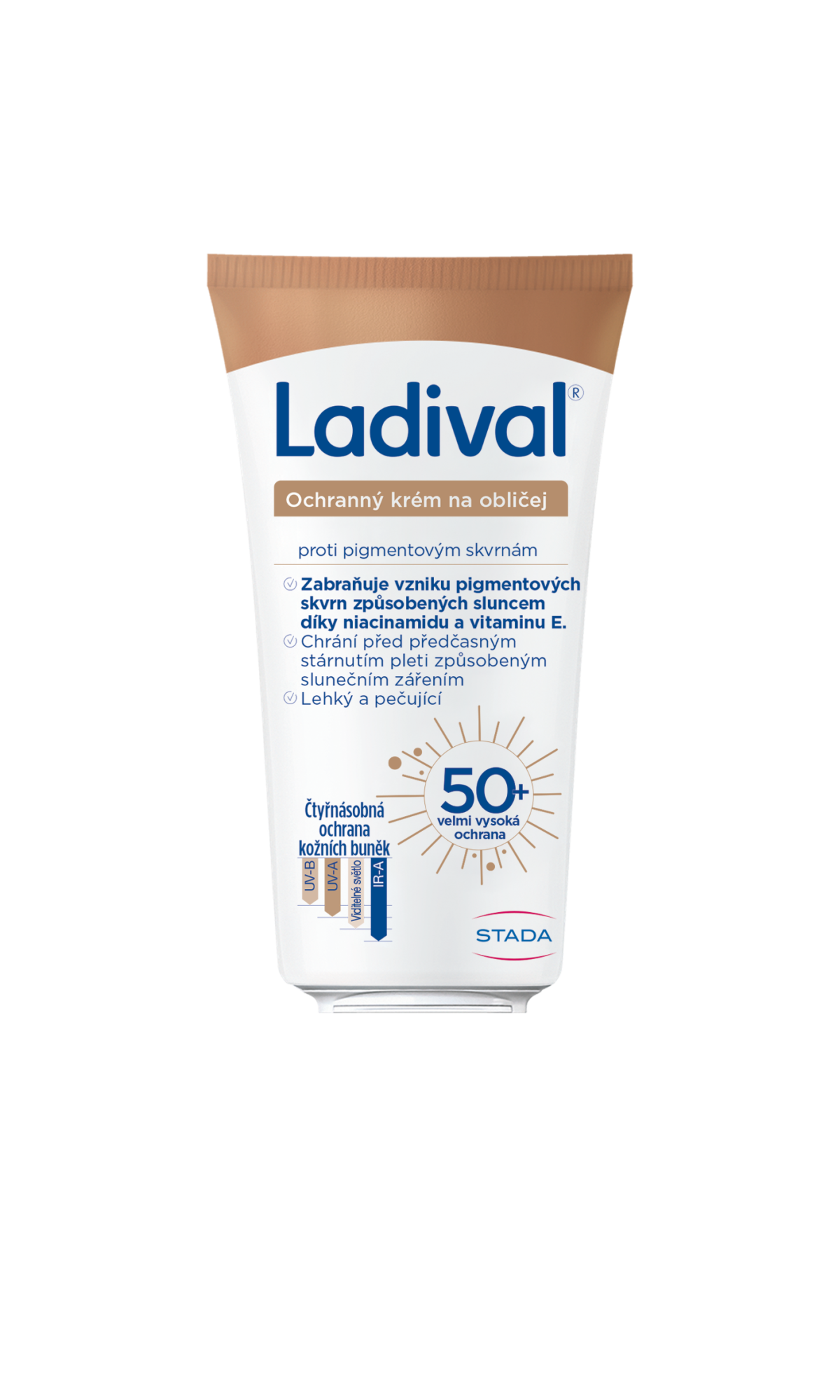 LADIVAL ochranný krém na obličej OF50+, 50 ml