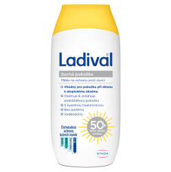 LADIVAL Opalovací mléko Suchá pokožka SPF50+ 200 ml