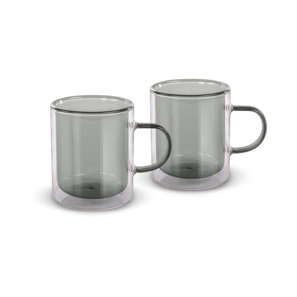 LAMART LT9121 Vaso sklenice na čaj 350 ml 2 ks černé