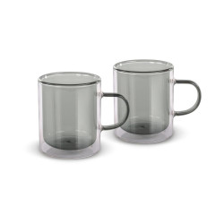 LAMART LT9121 Vaso sklenice na čaj 350 ml 2 ks černé