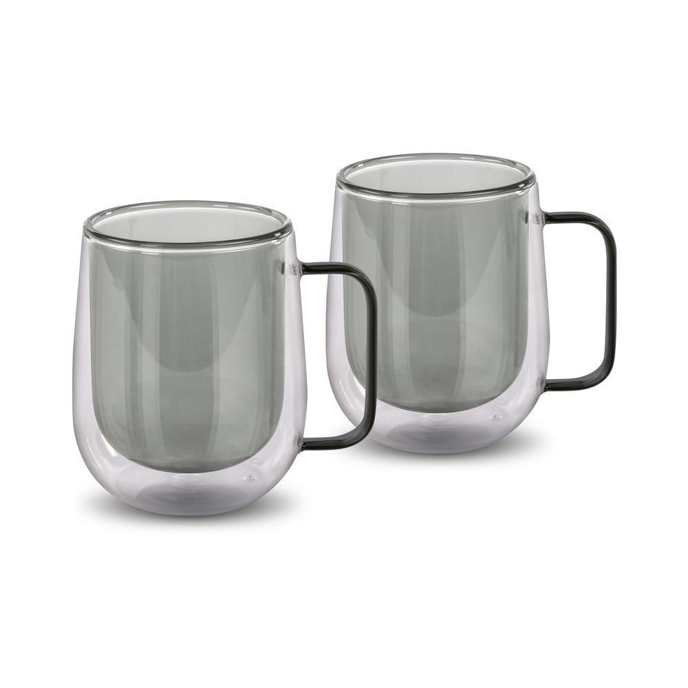 LAMART LT9123 Vaso sklenice na čaj 250 ml 2 ks černé