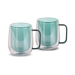 LAMART LT9124 Vaso sklenice na čaj 250 ml 2 ks tyrkysové