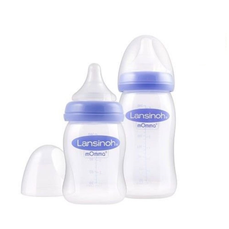 Lansinoh kojenecká láhev 240ml DUOPACK s NaturalWave TM savičkou (M)