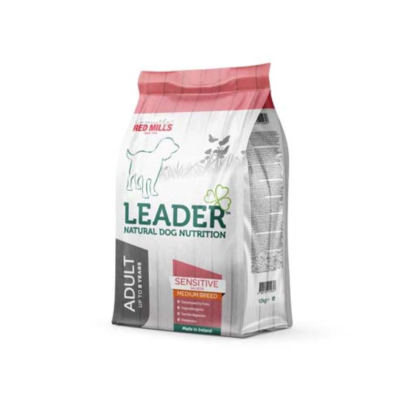 LEADER ADULT Sensitive Salmon Medium Breed 12kg čistě z lososa