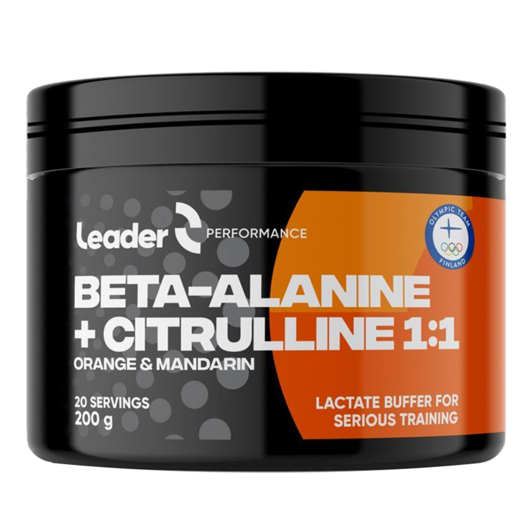 LEADER Beta Alanine + Citruline 1:1 200g - pomeranč, mandarinka